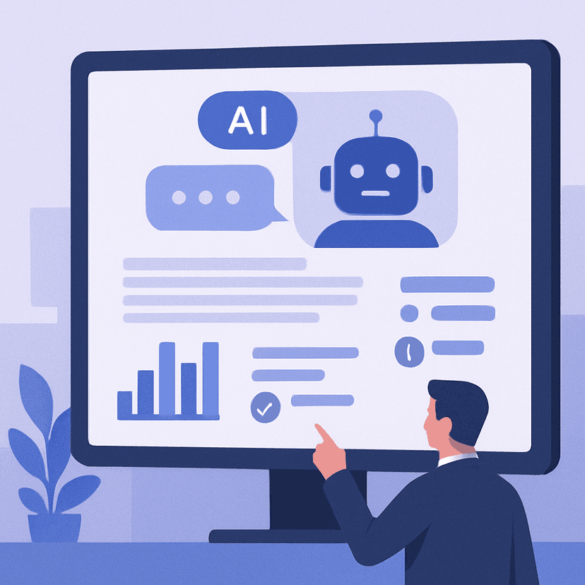 AI Assistant Illustration