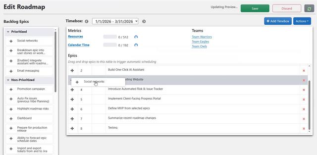Planner Overview Screenshot