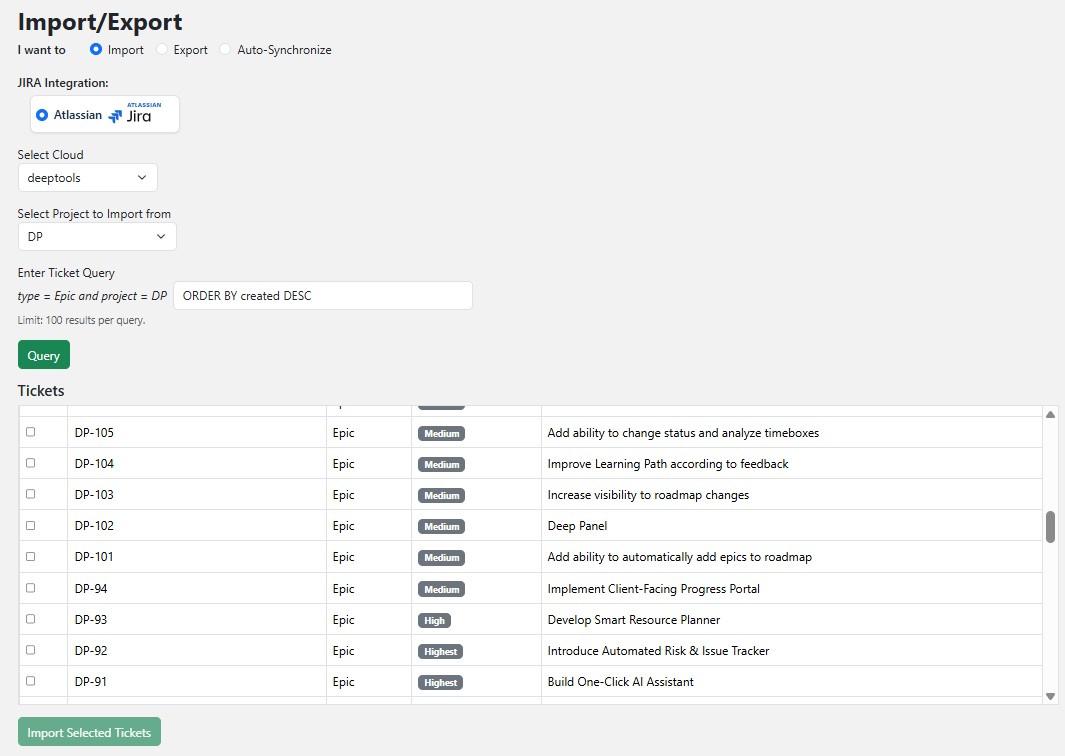 Planner Overview Screenshot