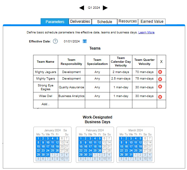 Imagine Featuring Schedule Capabilities